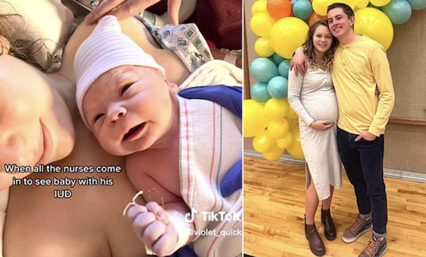Miracle Baby: 20-year-old who got pregnant while on birth control reveals her baby boy was born clutching her IUD in his HAND