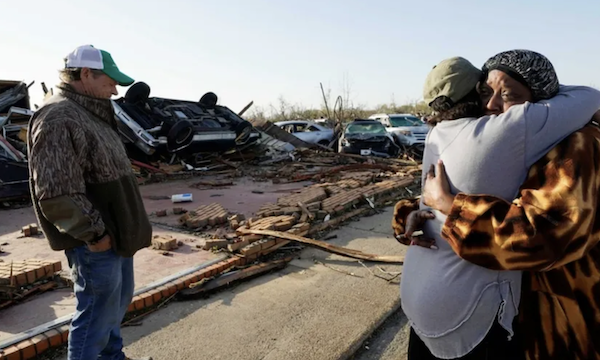 Pray for healing of the people of Mississippi: Mississippi Tornado -  Violent twisters kill at least 23 and leave 100-mile destruction path