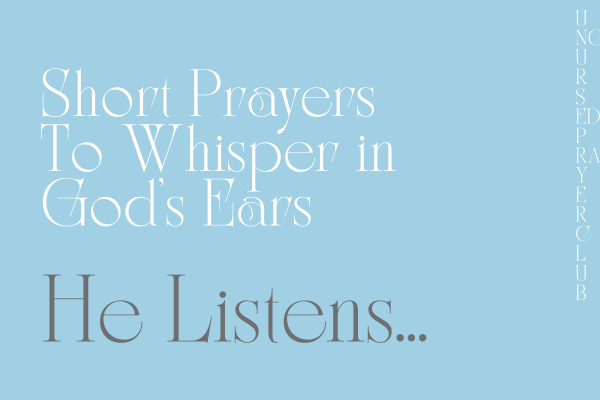 Discovering God in the silent whispers - A Prayer Challenge