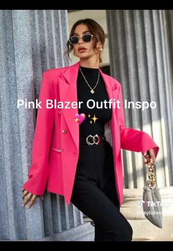 Pink blazer outfits ideas 

Cc: Stylishmay

Follow