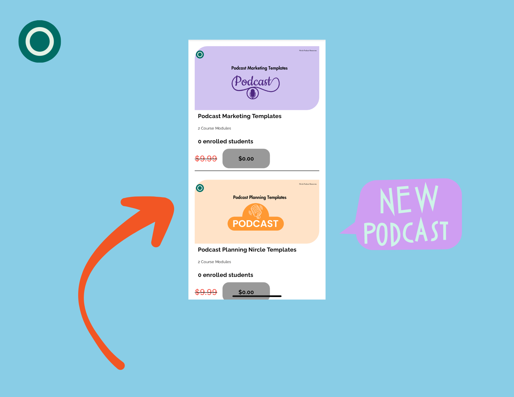 🔁 Nircle podcast ReCircled: Podcast Planner Template