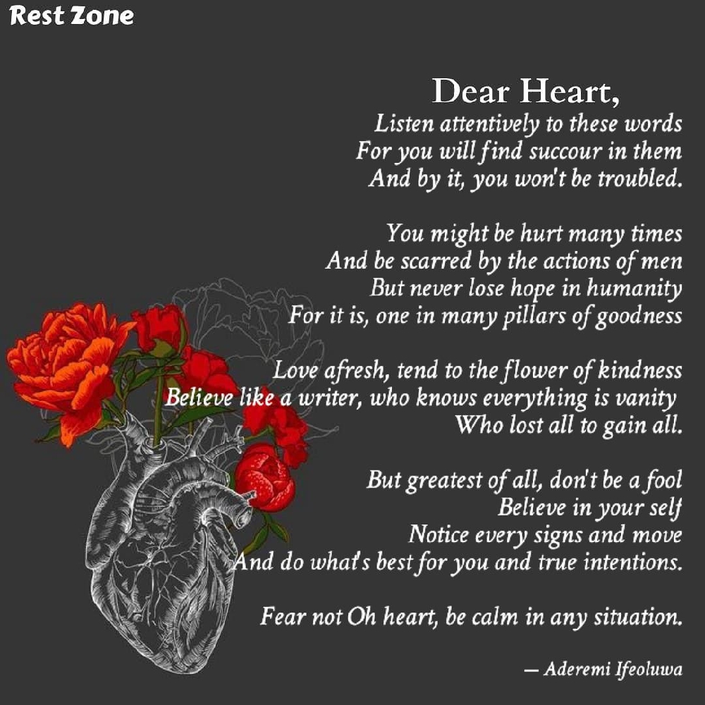 Letter to the heart