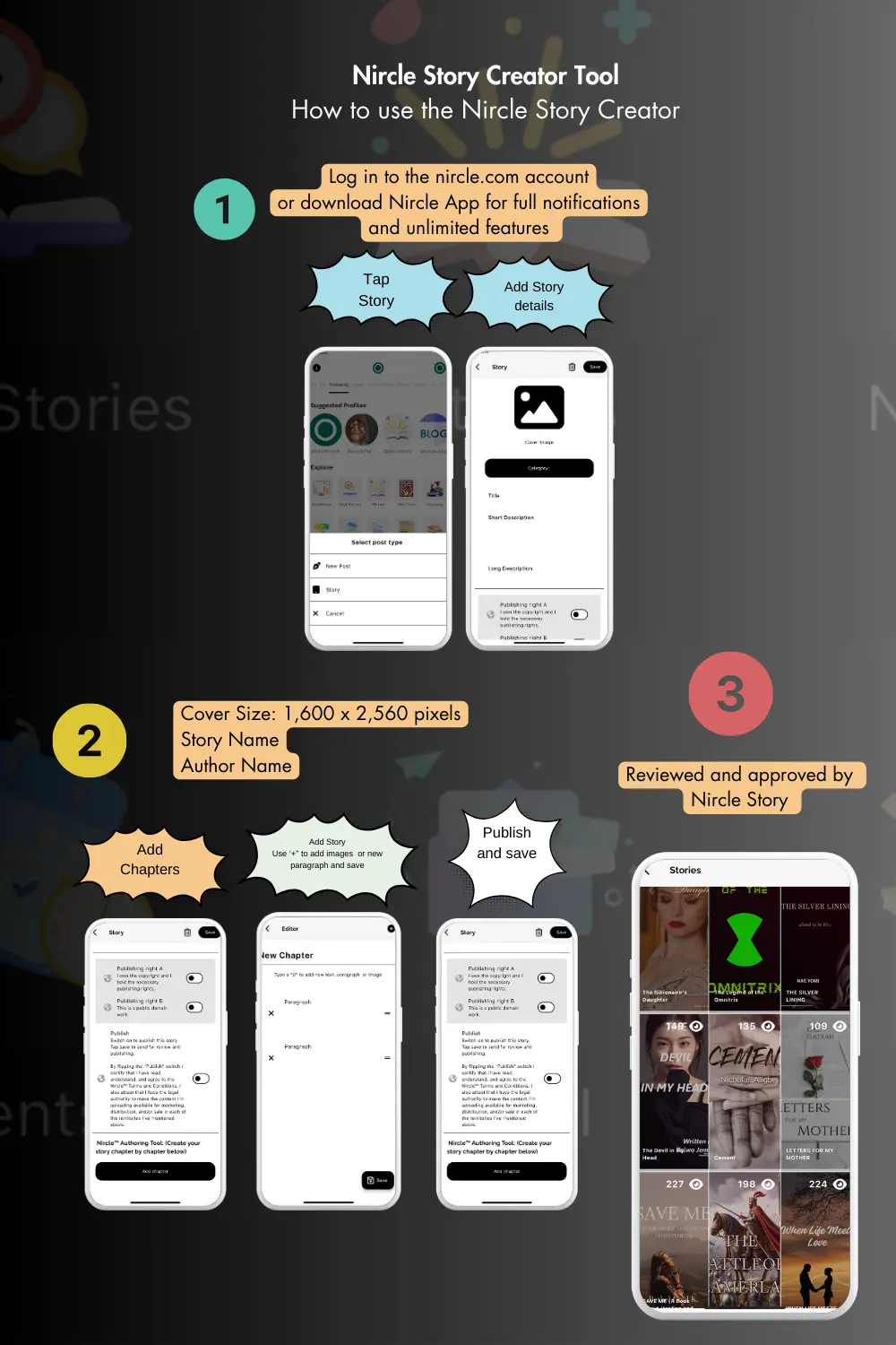 How to Use the Nircle Story Creator