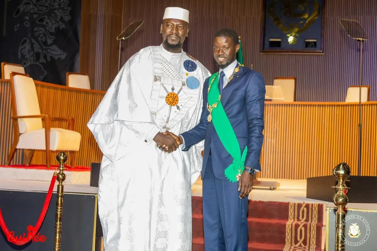 Both 44 Years Old, Guinea’s military leader Mamady Doumbouya and Bassirou Diomaye Faye