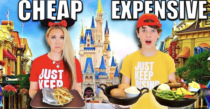 Family Compares the Cheapest and Most Expensive Meals in Disney World, Orlando, Florida