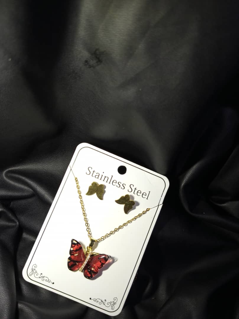 Butterfly necklace pendant.