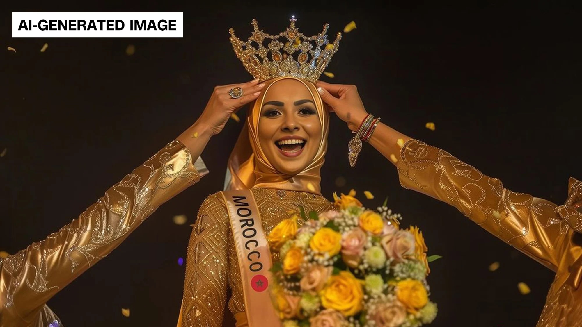 Moroccan lifestyle influencer, the first Miss AI has been crowned