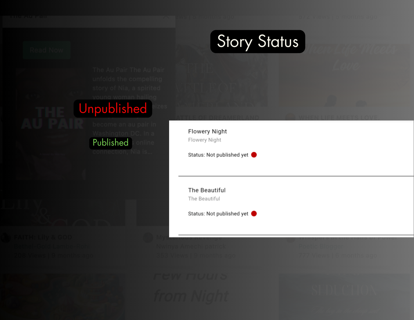 Checking Story Status