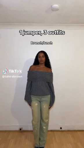 1 jumper 3 styling 

Cc:Tahirabrown

Follow our