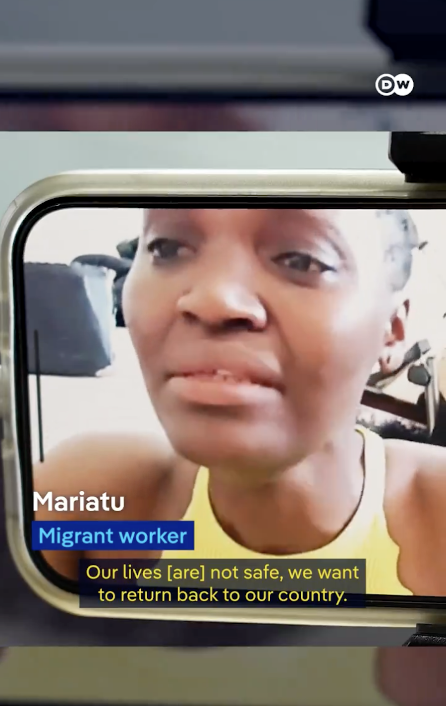 African migrant workers trapped in Lebanon