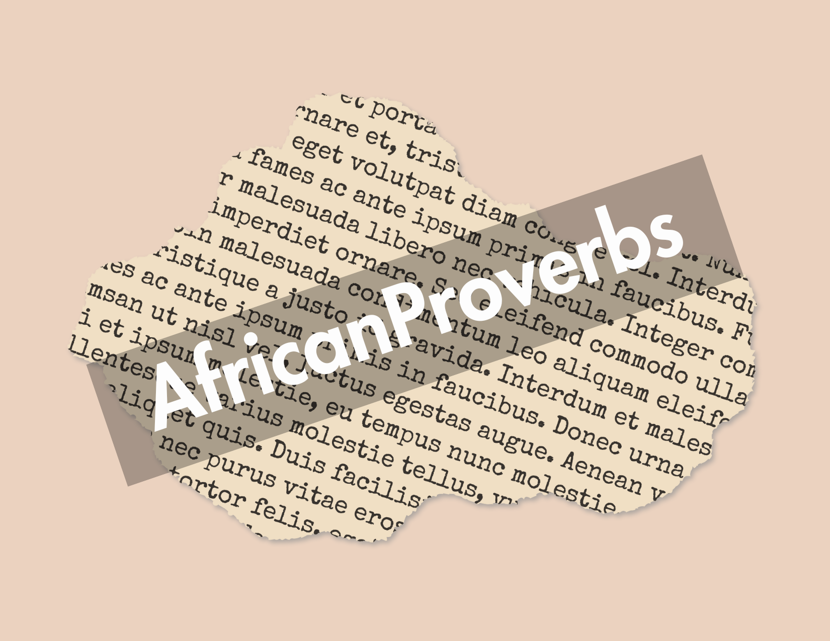 Share African Proverbs