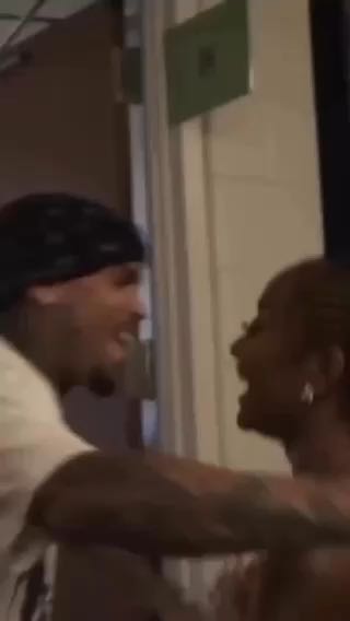  Moment Chris Brown & Ayra Starr linked