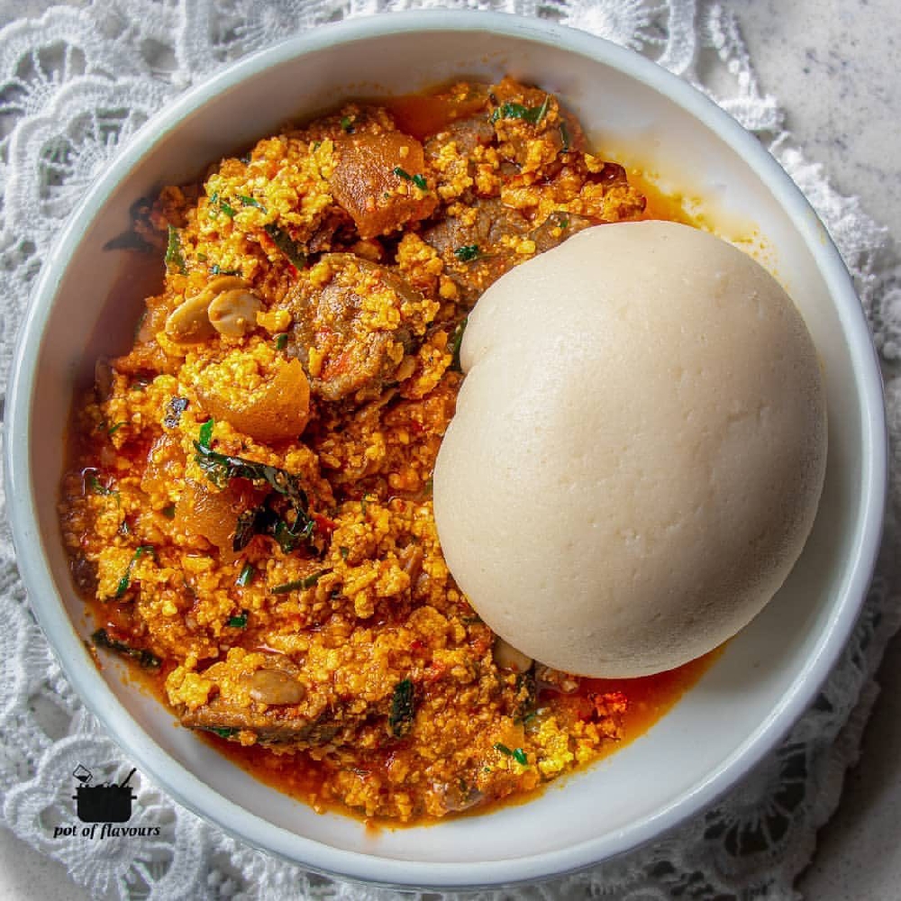 FUFU AND EGUSI SOUP - DAY 10