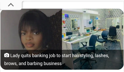 Nigerian Lady Quit Banking Job To Start Barbing Business