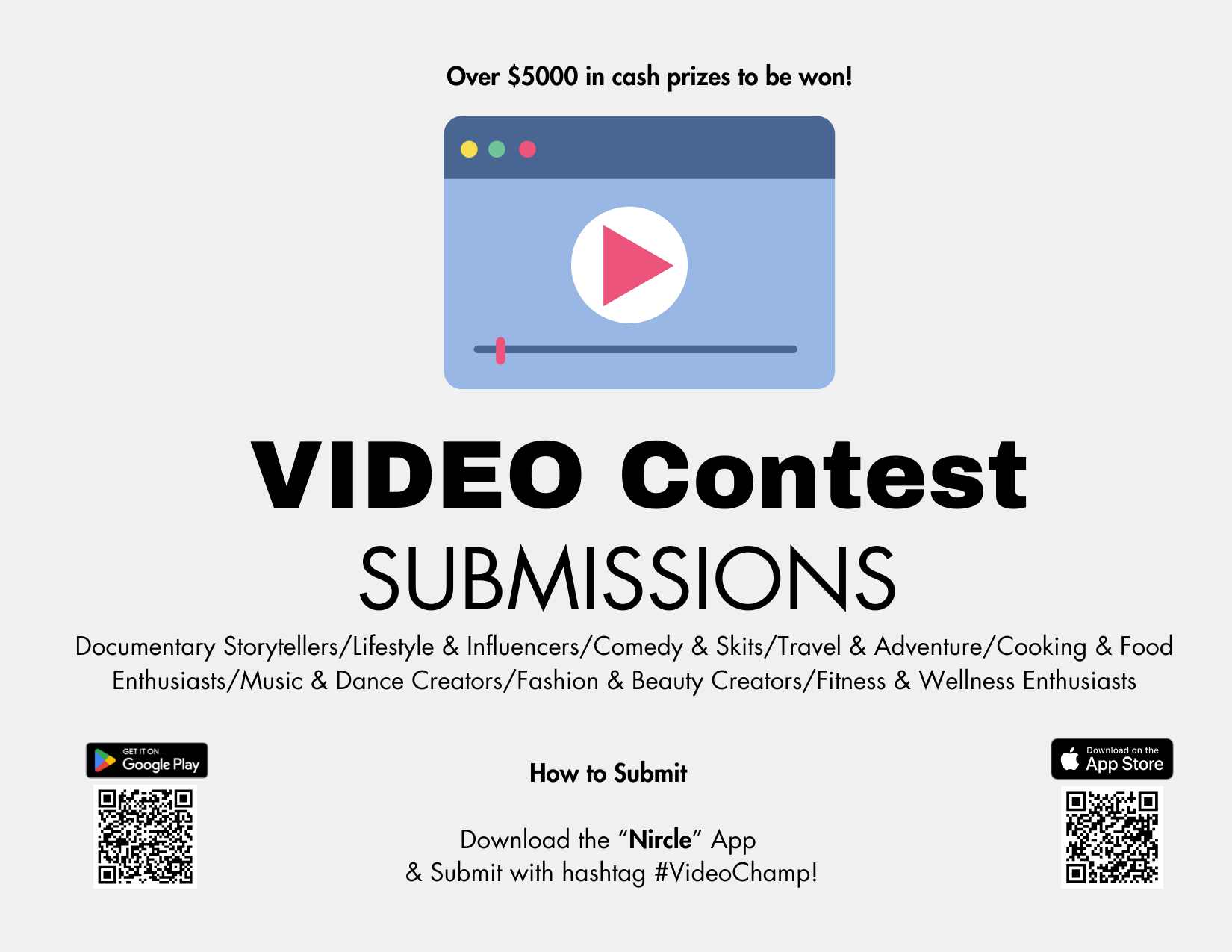 Story Contest: Video Storytellers It's Your Time to Shine