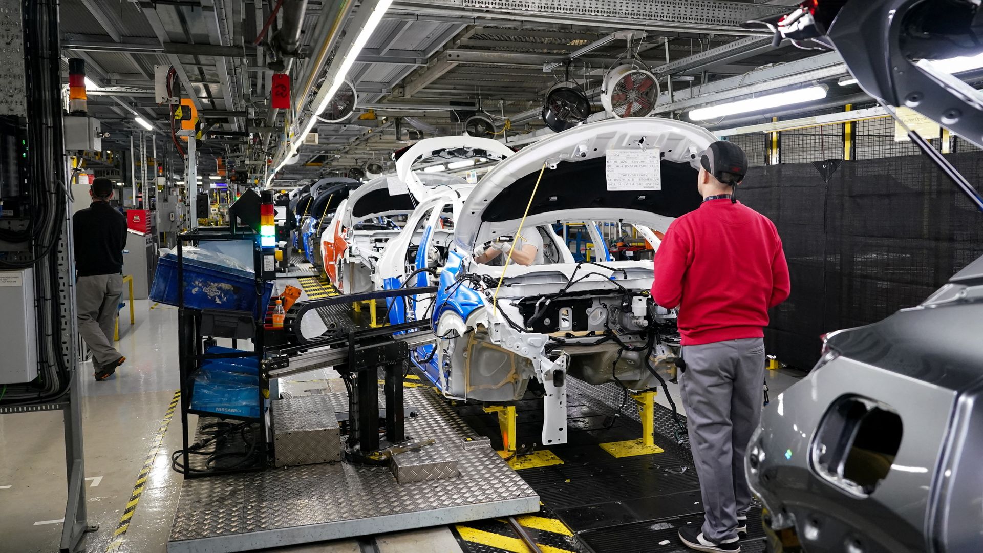 Latest sign of struggling industry as car production falls for eighth month in a row - industry data