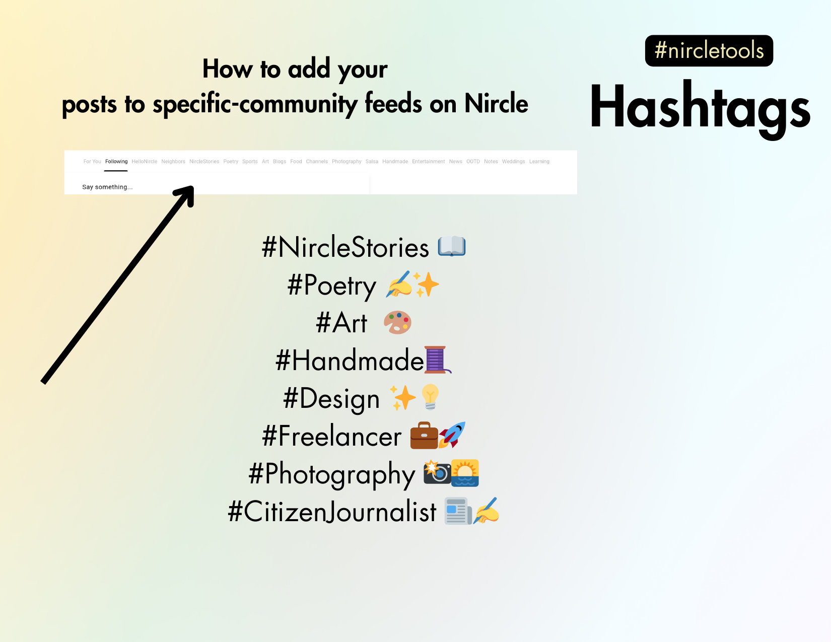 🔁 Official Nircle ReCircled: What are commmunity-based hashtags on Nircle?