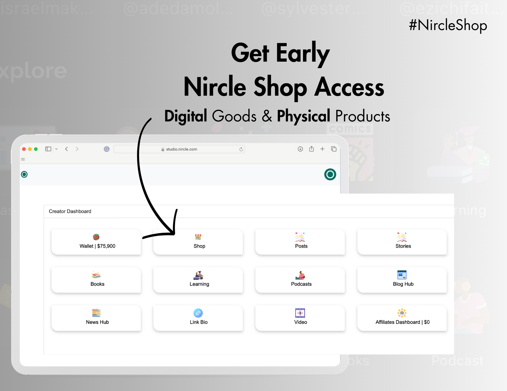 🔁 Obayi Kimberly  ReCircled: Nircle Shop Early Access