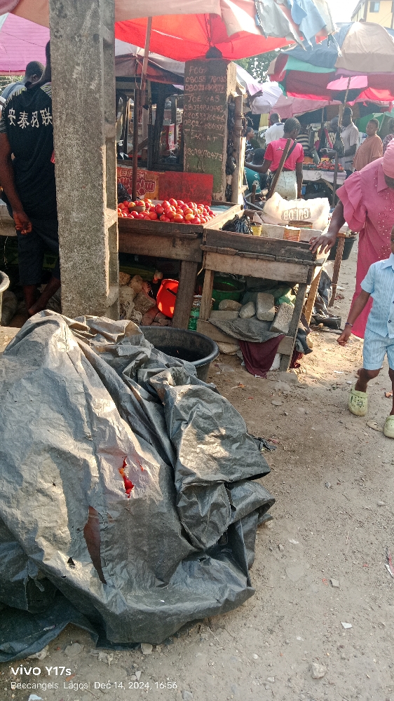 An Evening Food Market at Akerele 