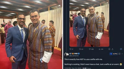 Binance co-founder calls out company for posting Indian CEO's pic with him: 'How not to use a selfie with me'