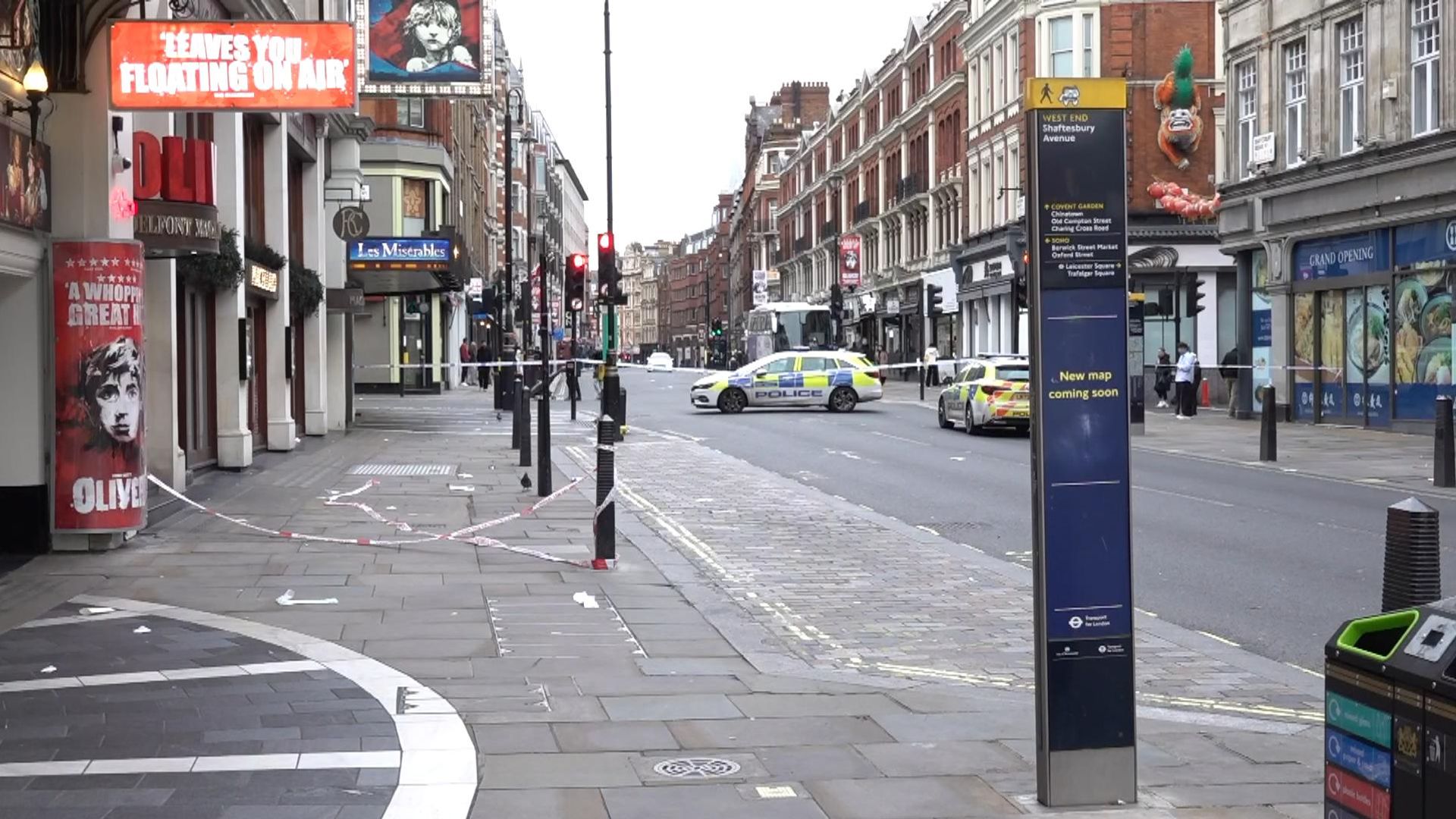 Multiple people in hospital as car driven on to central London pavement