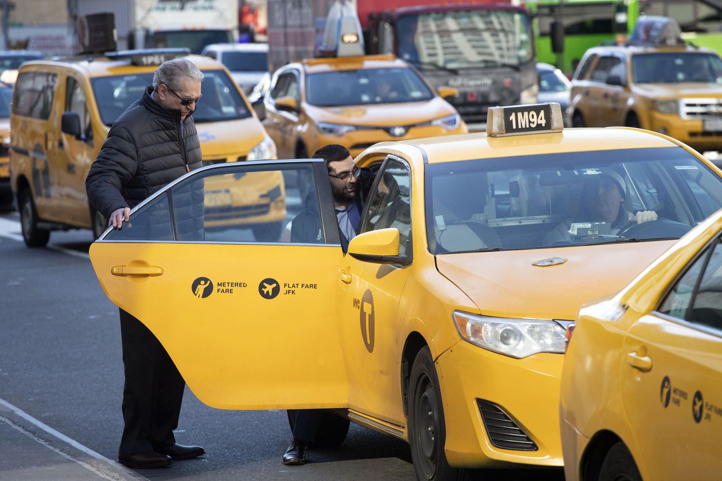 New York City taxi driver hits 6 pedestrians, police say