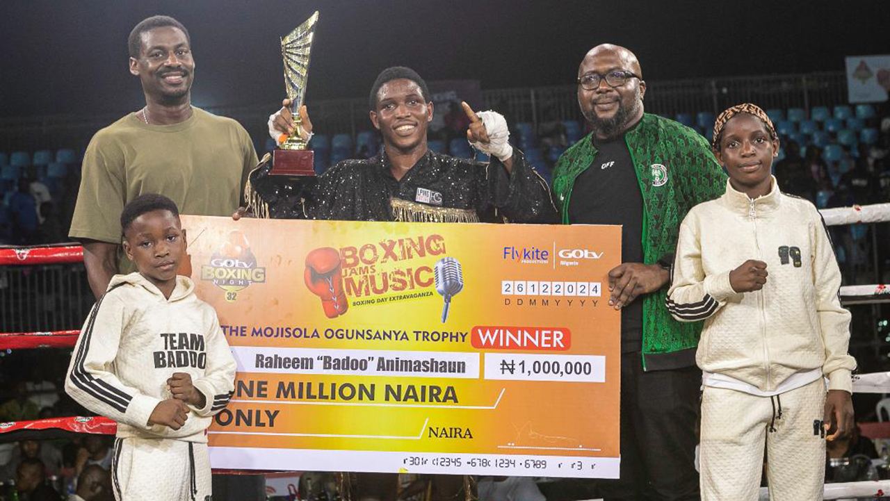 Badoo wins N1m best boxer prize at GOtv Boxing Night 32