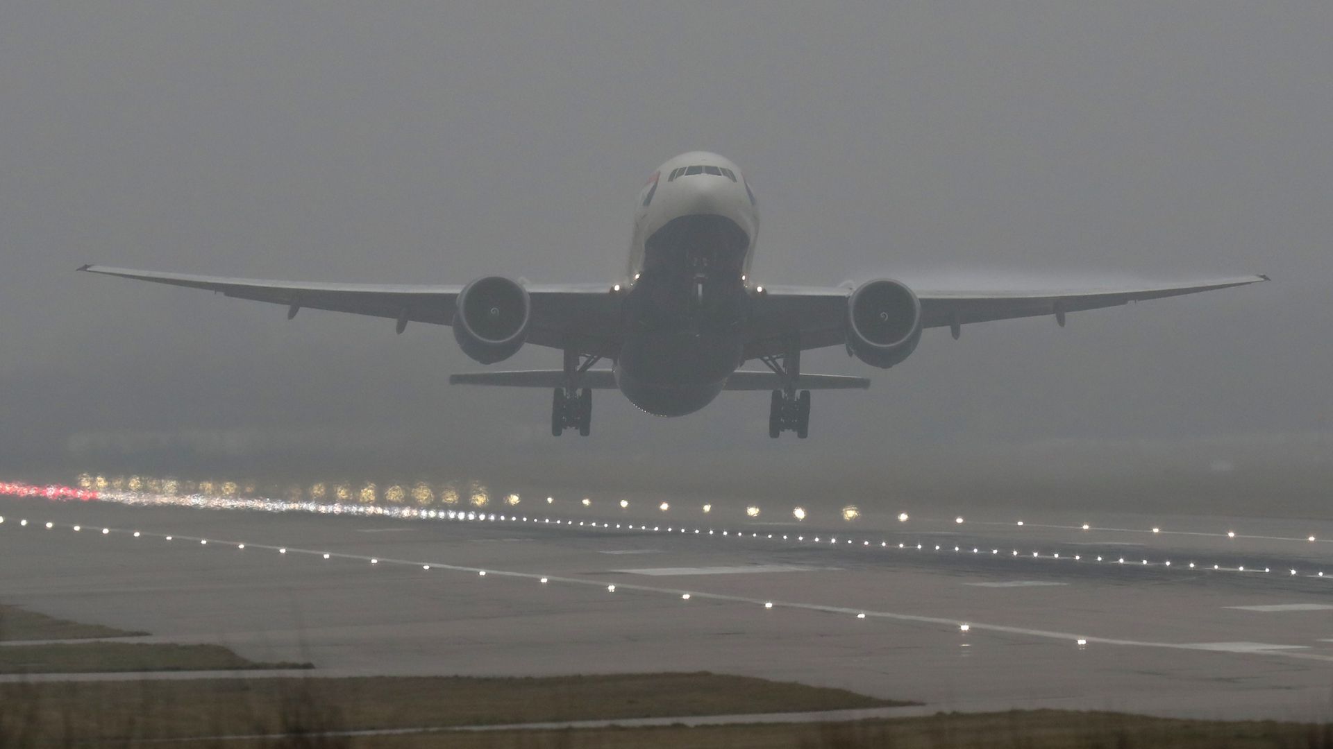 Dozens of flights delayed as major UK airport issues fog warning