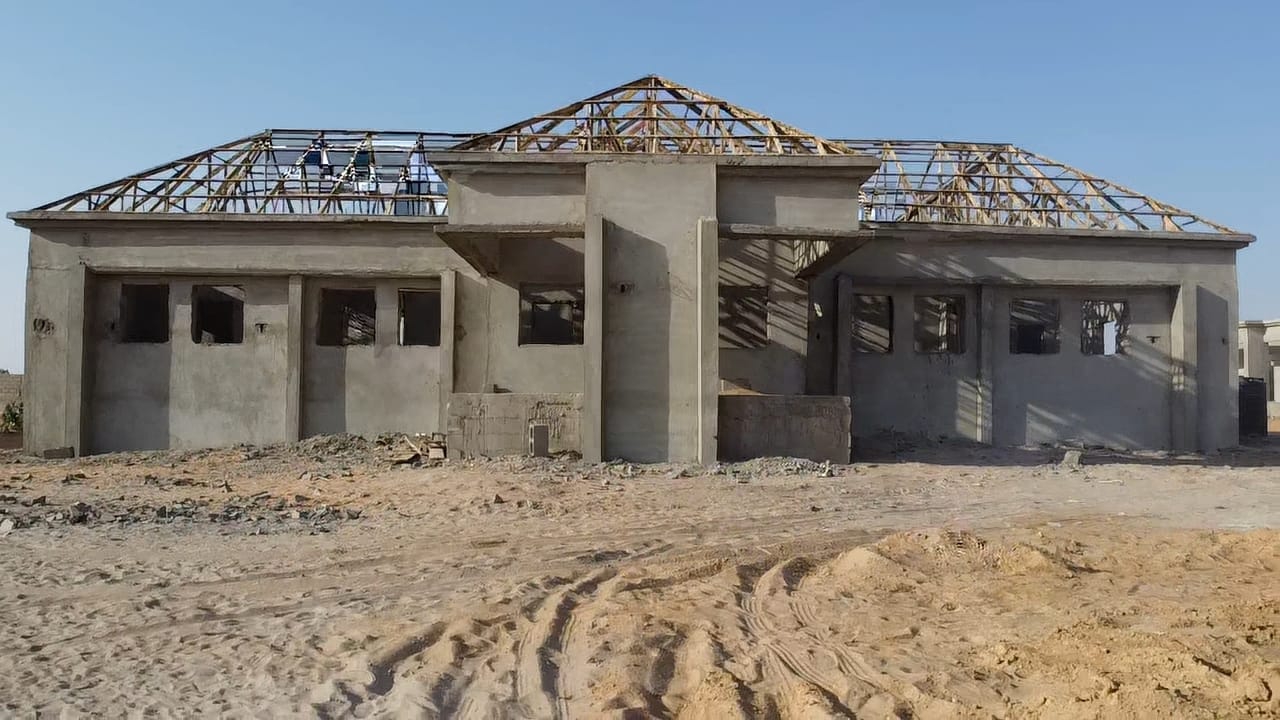 Governor Buni is currently constructing a new and largest modern market in Yunusari LGA of Yobe State 