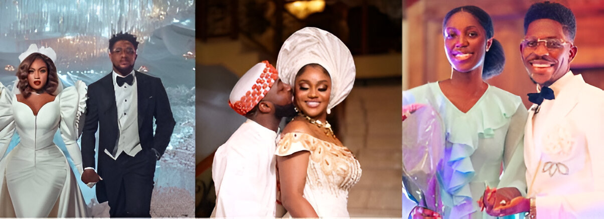 Veekee James, Davido, Moses Bliss, other most-talked-about 2024 celebrity weddings