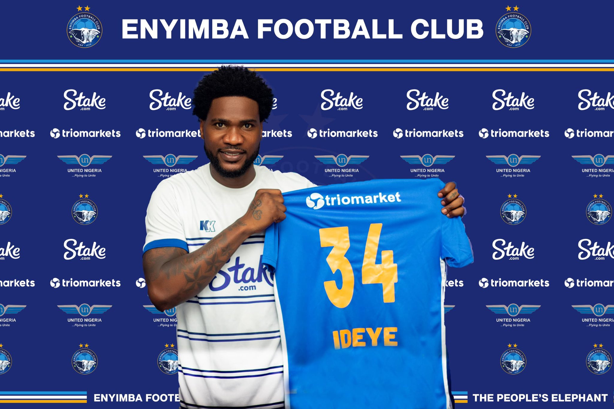 NPFL: Brown  Ideye Delighted To Join Enyimba