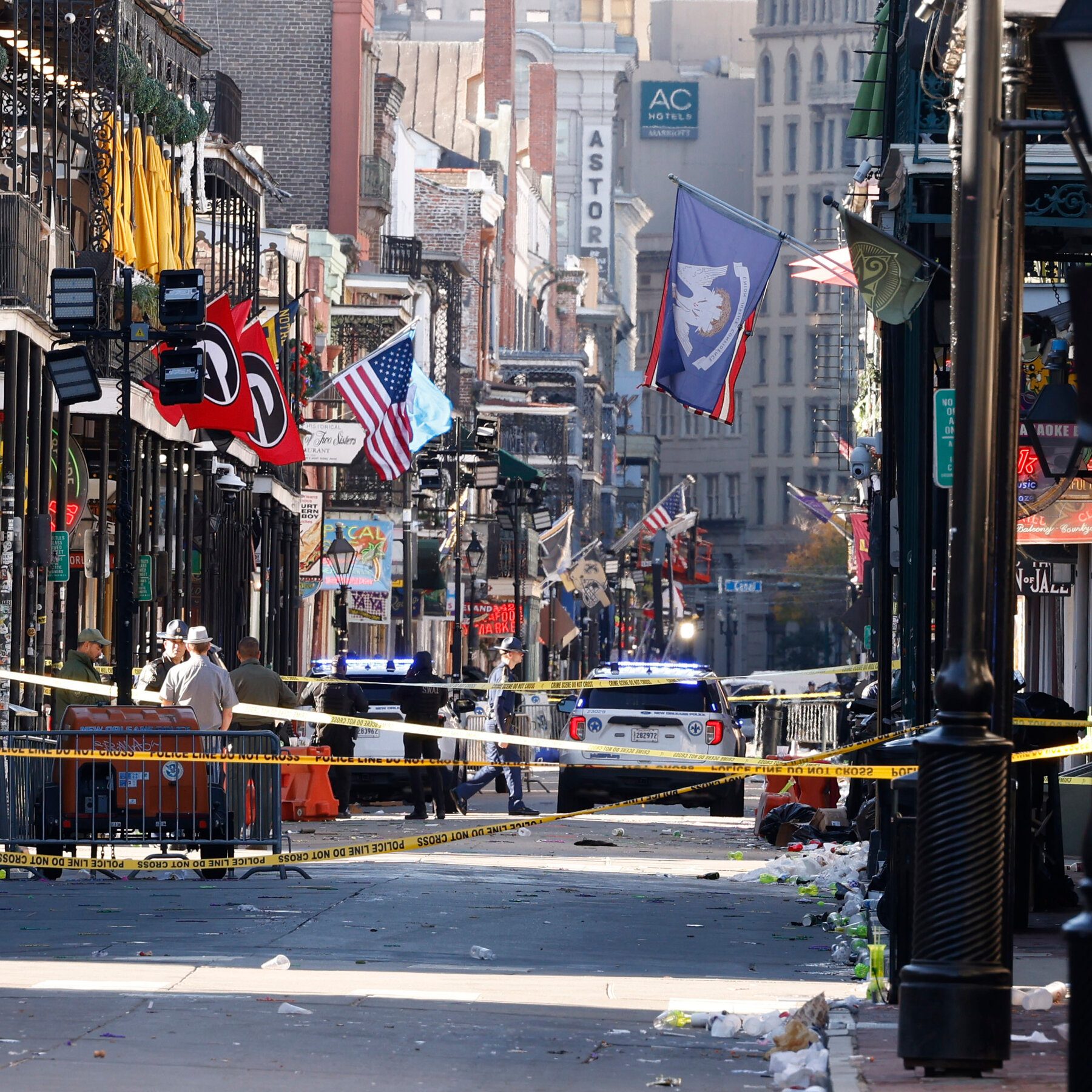 In New Orleans, Celebration Is Followed By Terror in the French Quarter