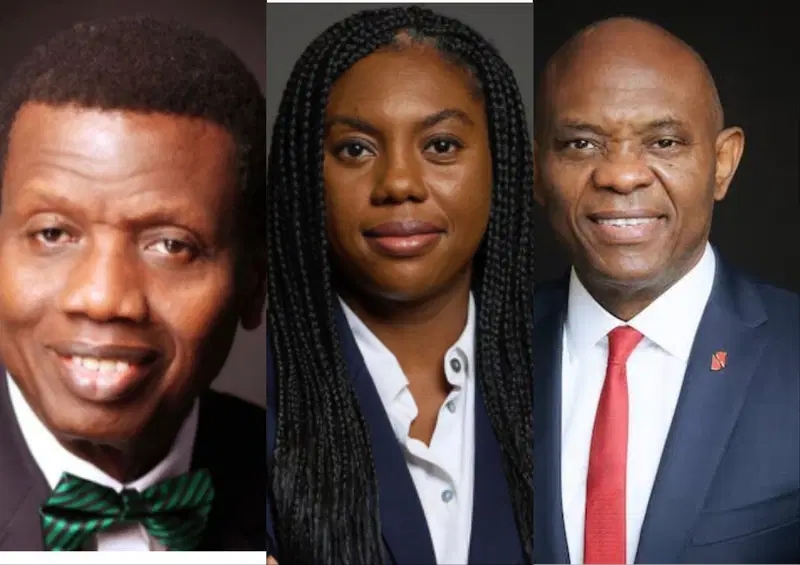 Adeboye, Badenoch, Elumelu make list of 100 most reputable Africans