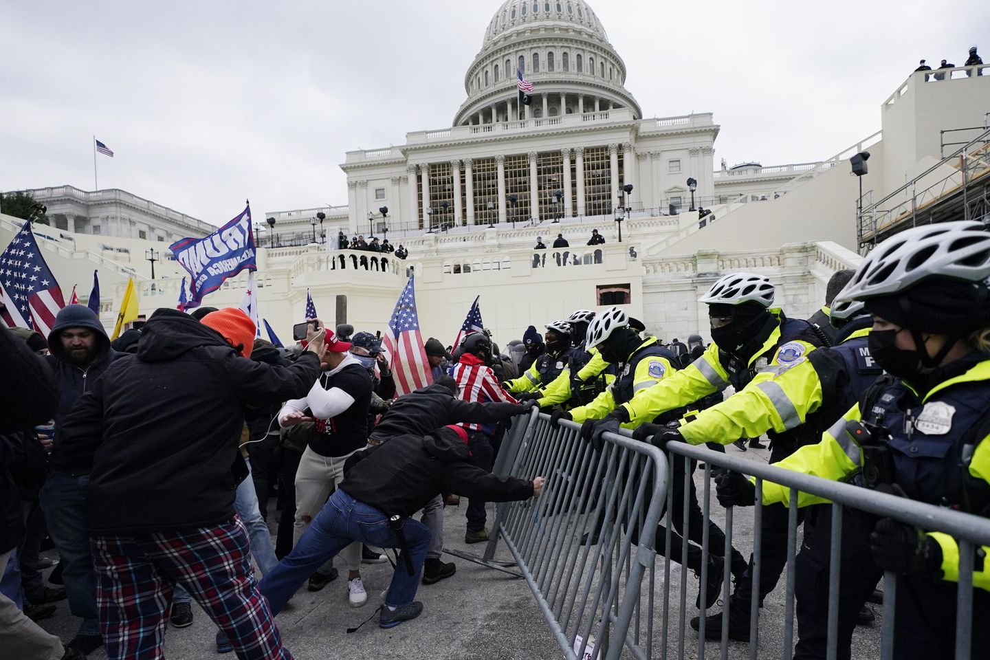 Hundreds of Capitol riot prosecutions are in limbo as a D.C. court awaits Trump's White House return