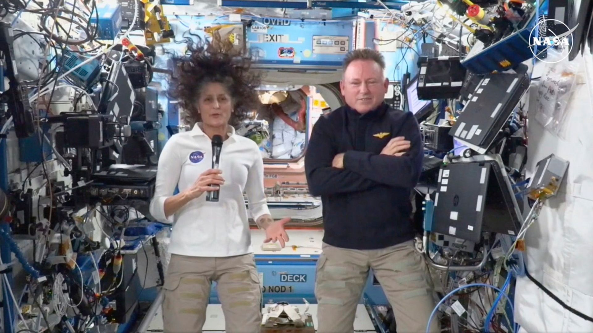 NASA astronauts stuck in space say they 'don't feel like castaways'