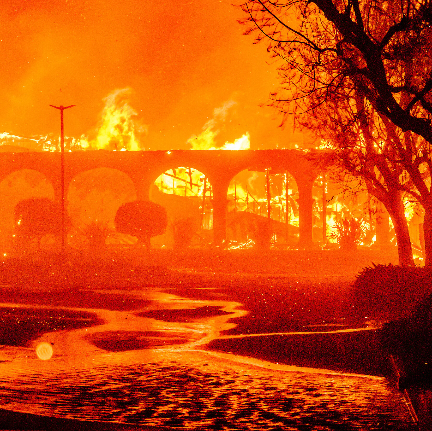 Several Local Landmarks Are Destroyed in Southern California Wildfires