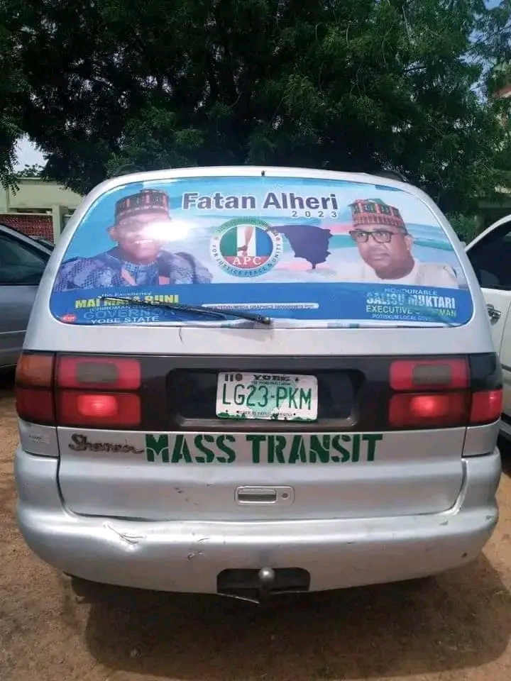 Hon. Salisu Muktari developed local transportation by repairing old and providing new mass transit vehicles in Potiskum LGA 