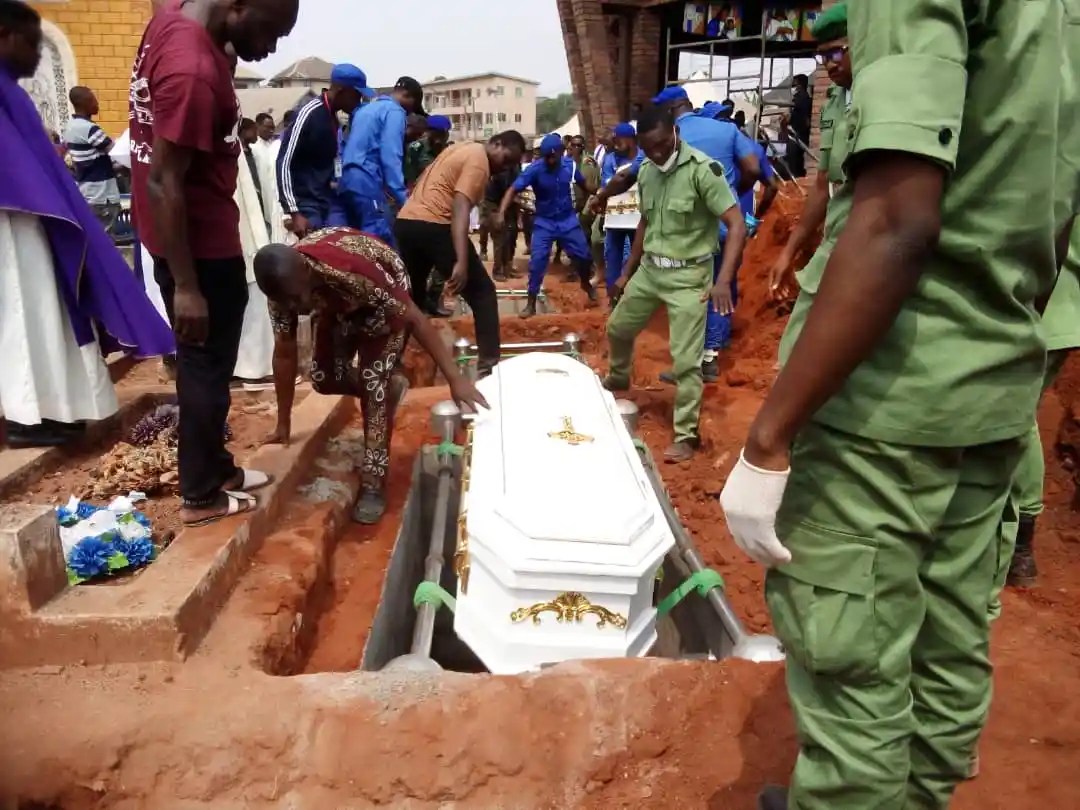 Catholic priest killed by gunmen buried amidst tears