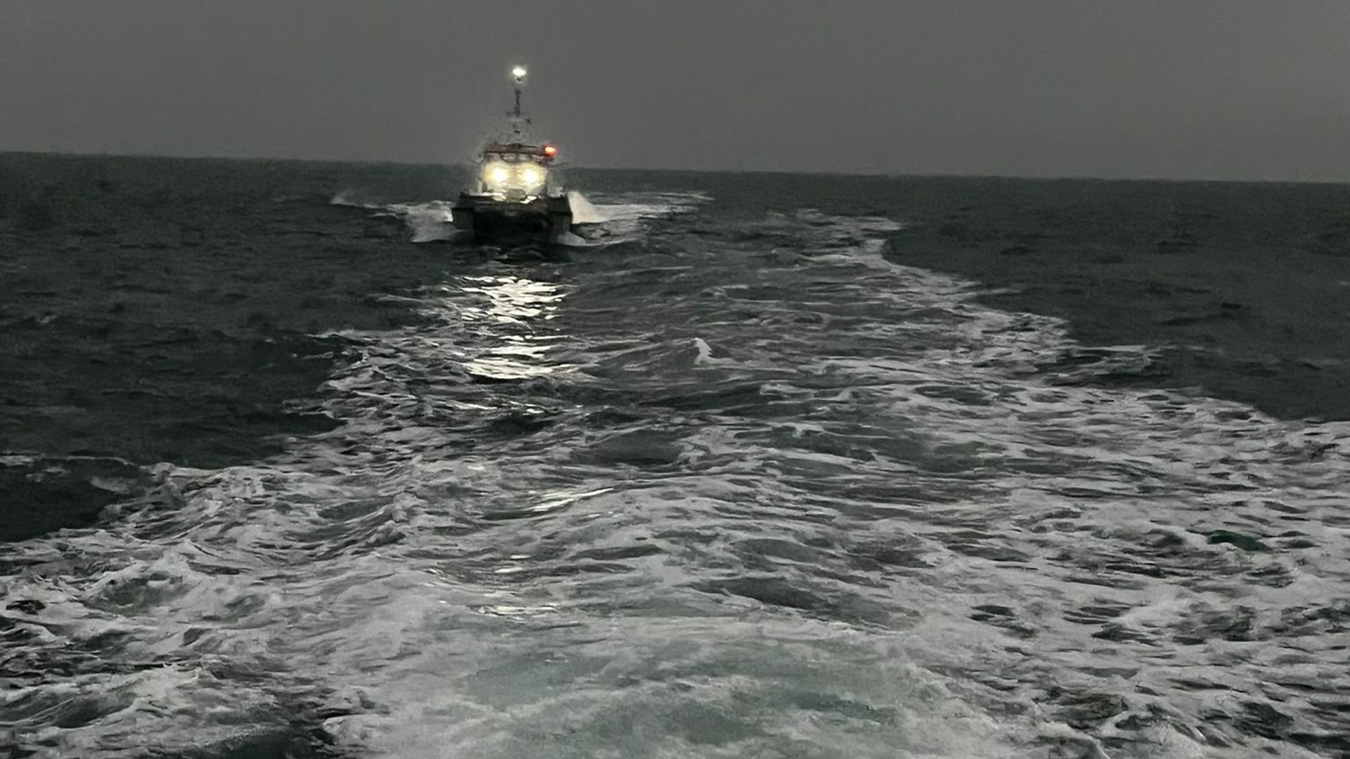 Boat catches fire sparking sea rescue operation