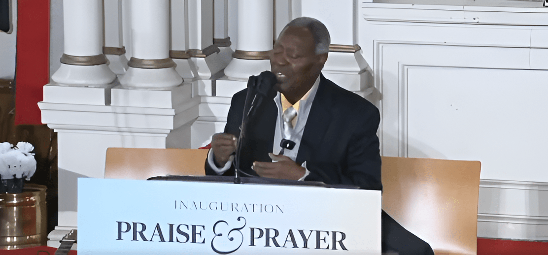 What Pastor Kumuyi said at Trumps Inauguration Praise, Prayer Convocation (VIDEO)