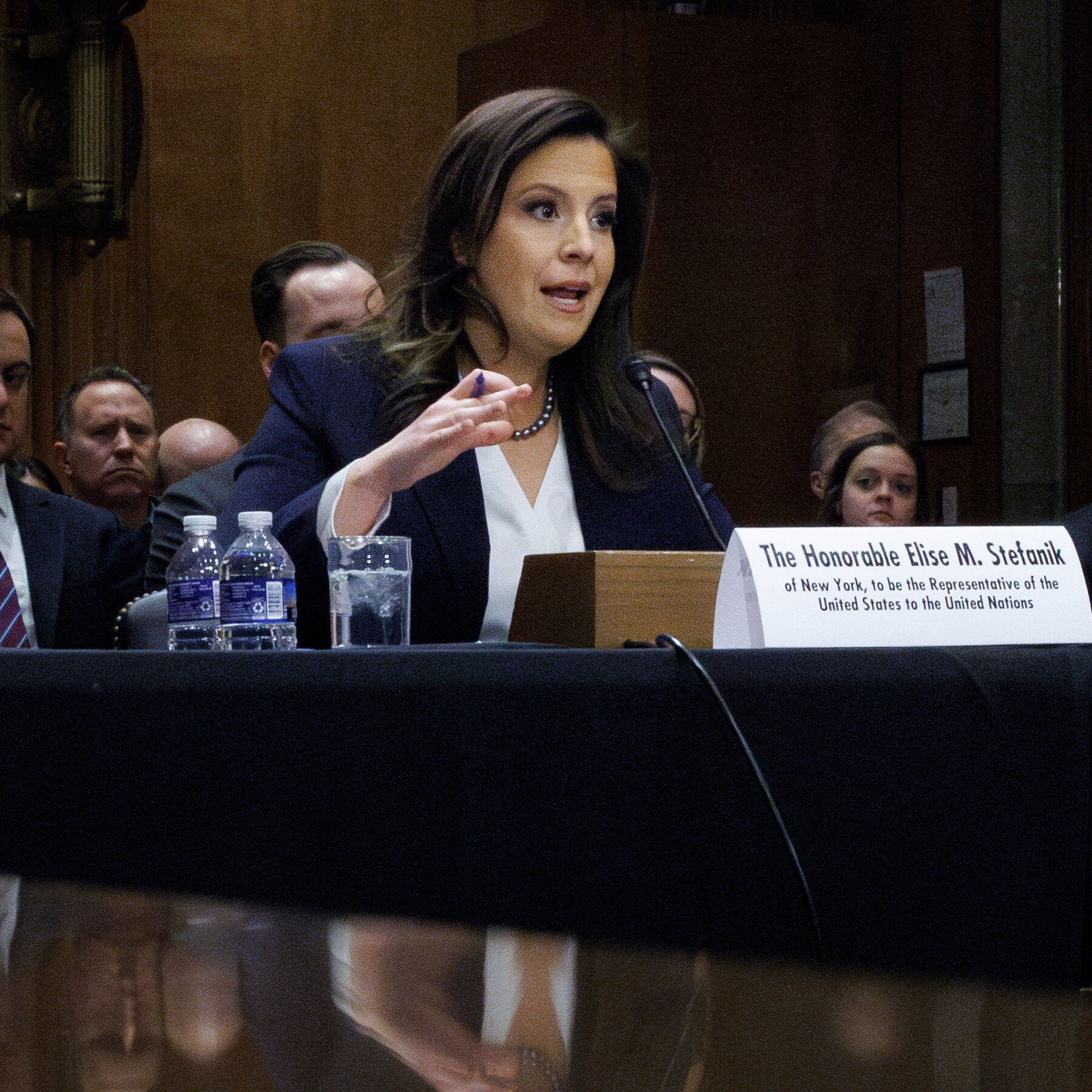 Elise Stefanik Pledges to Back Trumps Vision of a Reformed U.N.