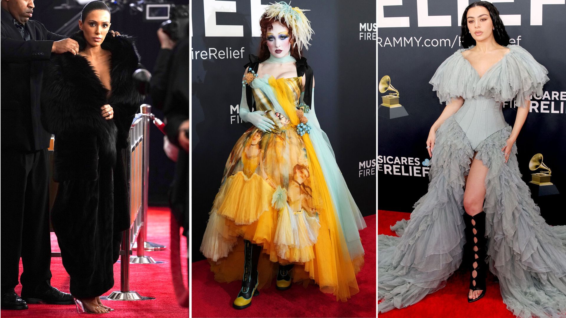 Chappell Roan, Charli XCX and a shocking Bianca Censori - all the looks from the Grammys red carpet