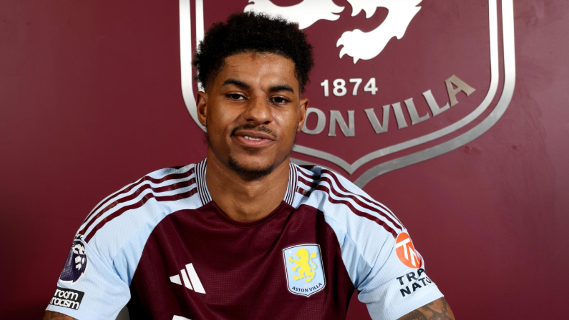 Aston Villa sign Marcus Rashford on loan deal from Man Utd