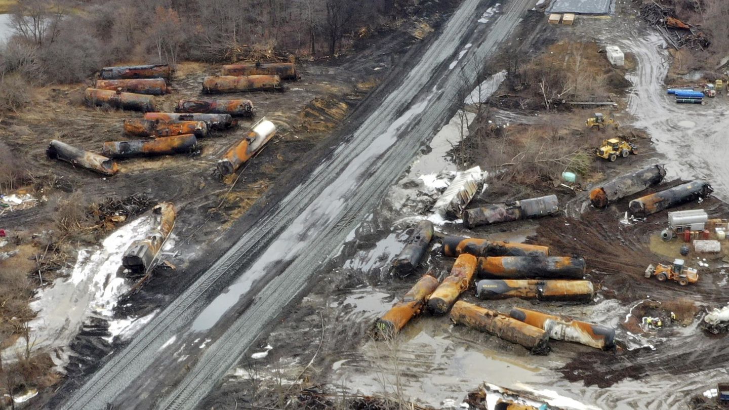 Lawsuit blames deaths on 2023 train derailment in Ohio as J.D. Vance visits