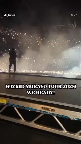  Wizkid Morayo Tour. WE ARE READY
cc: