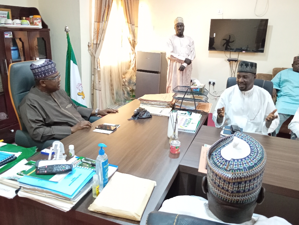 Hon. Salisu Muktari hosts the Yobe State Primary Health Care Board Potiskum Chapter