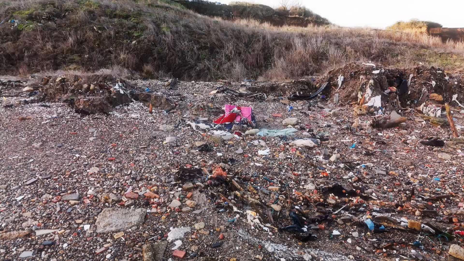 Gangs 'make millions' from illegal tipping - as beaches covered in builders' rubble and household waste