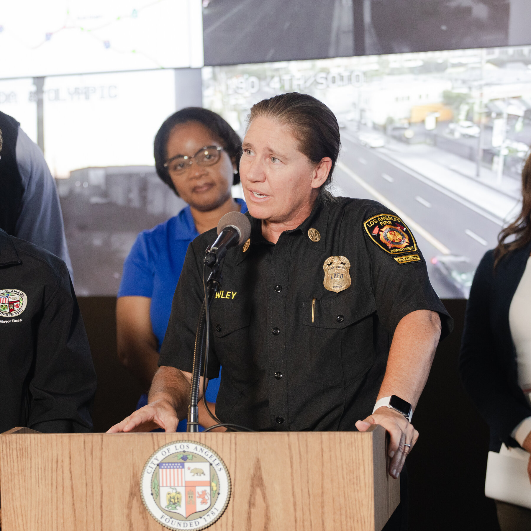 Bass Removes Kristin Crowley, L.A. Fire Chief, Blaming Her for Lack of Preparation