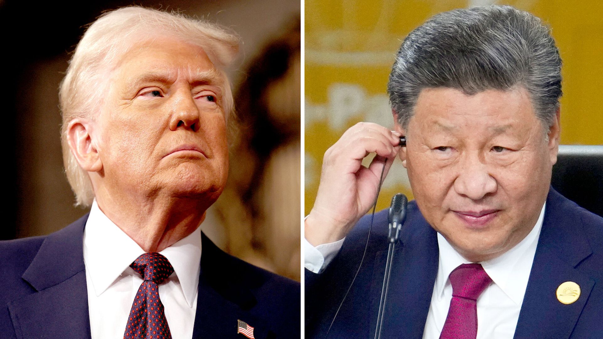 Trump admits tariffs 'disturbance' as China says it is 'ready for any type of war' with US