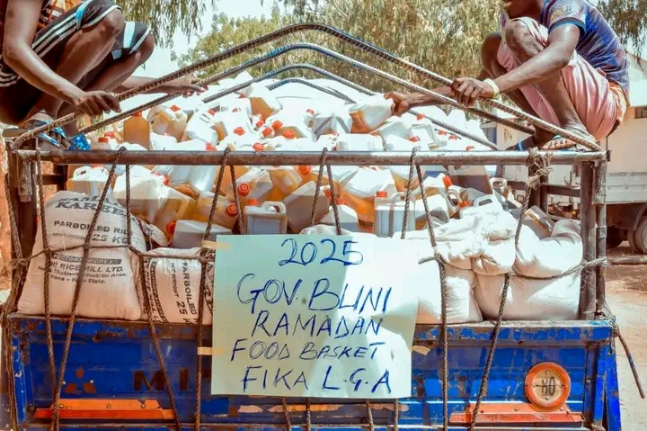 SEMA has started delivering Governor Buni's Ramadan food baskets and condiments to Yobe State LGAs